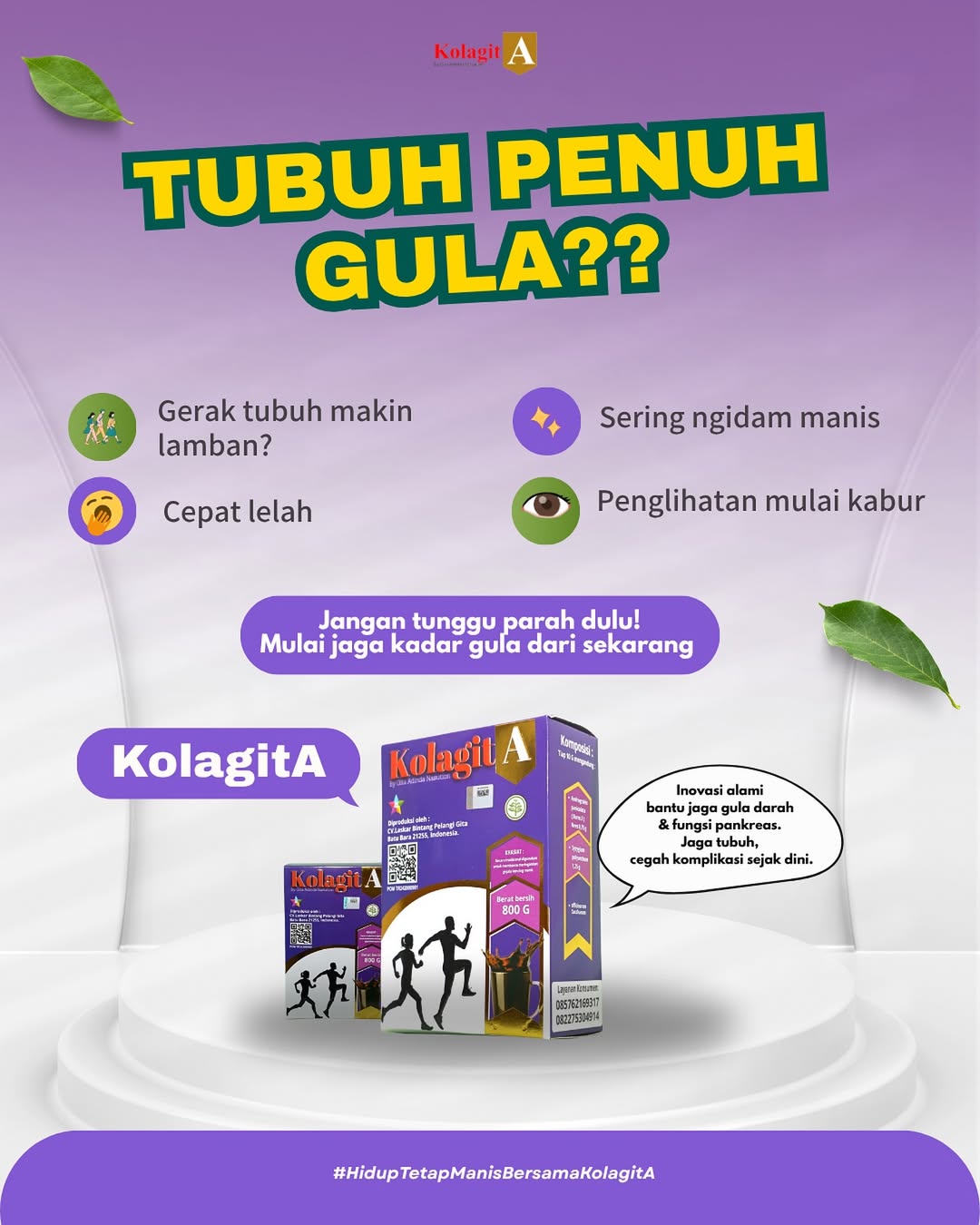 Tubuh penuh Gula