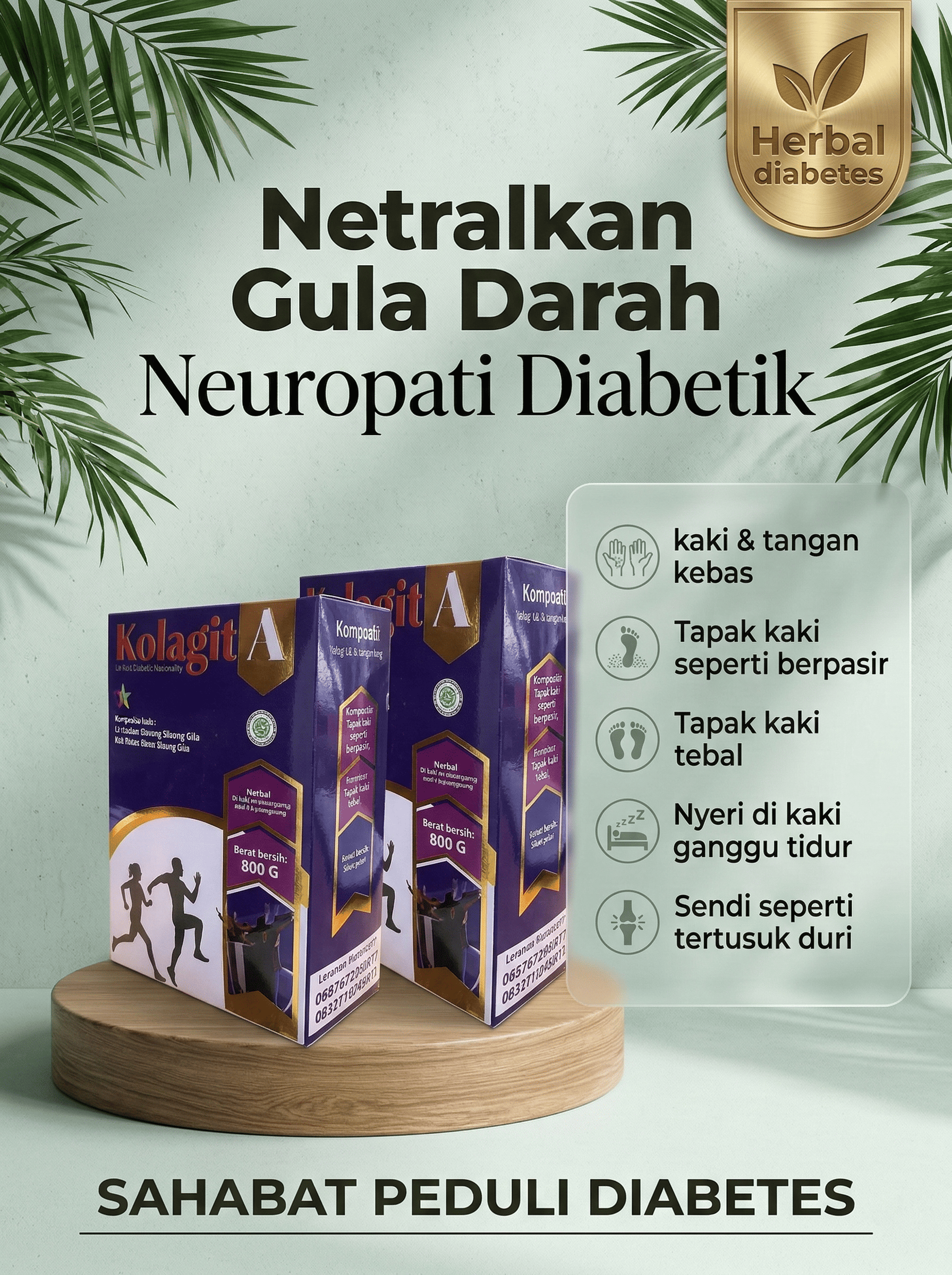 netralkan gula darah dengan kolagita